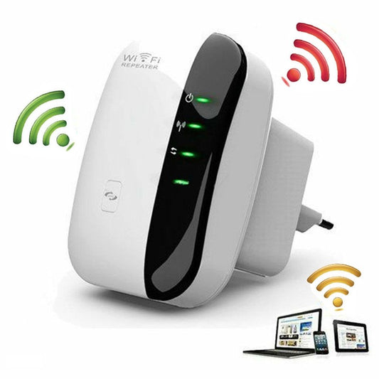 WiFi Repeater Signal Amplifier - Boost Your WiFi Coverage & Speed