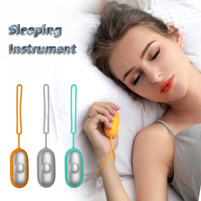 Portable Mini Sleep Aid Device - Microcurrent Therapy for Anxiety, Depression & Insomnia - USB Rechargeable